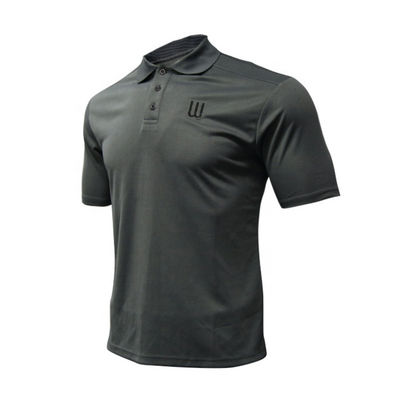 เสื้อโปโลหนาระบายอากาศ 240 GSM ปักเรยอน 100% เสื้อโปโลผ้าปิเก้นุ่ม