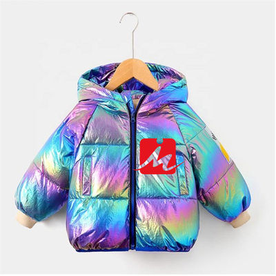 Windproof Light Down Jacket Laser Coats Children Winter Down Jacket For Kids