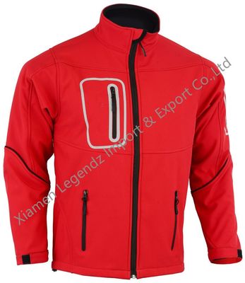 Espandex Outdoor Waterproof Jacket Men's Multi Pocket Zipper Warm Softshell Hooded Jacket