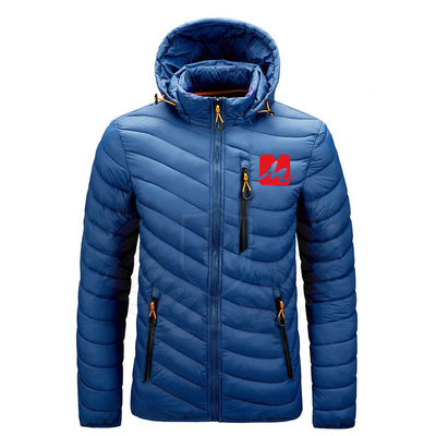 แจ็คเก็ตบุนวมปักเป้าผู้ชาย Winter Keep Camping Warm Bubble Jacket