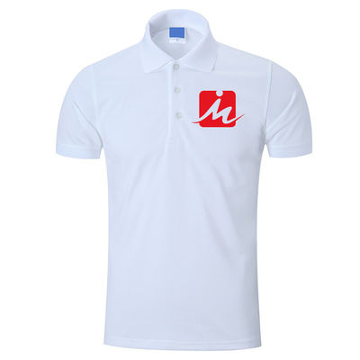 240 GSM เสื้อโปโลระบายอากาศ 100% เรยอน Pique ปัก เสื้อโปโลผู้ชายผ้าฝ้าย