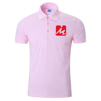 240 GSM เสื้อโปโลระบายอากาศ 100% เรยอน Pique ปัก เสื้อโปโลผู้ชายผ้าฝ้าย