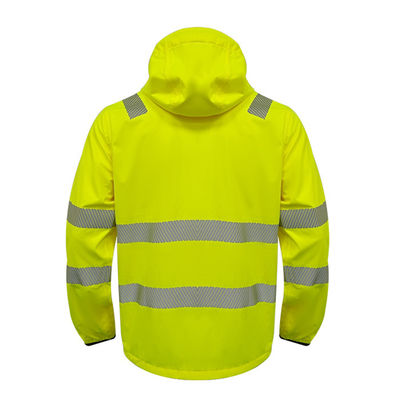 เสื้อผ้าที่มองเห็นได้สูงแบบกันน้ำ Hi Vis ยูนิฟอร์ม เสื้อทำงานแบบสะท้อนแสง ชุดทำงาน