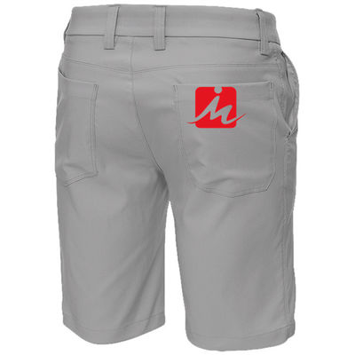 กางเกงขาสั้นกอล์ฟยืดสบาย ๆ ของผู้ชาย Polyester Spandex Quick Dry Breathable Golf Shorts