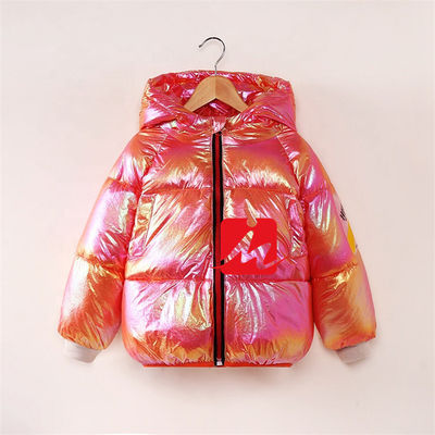 Windproof Light Down Jacket Laser Coats Children Winter Down Jacket For Kids