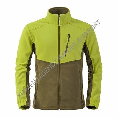 OEM แจ็คเก็ตเดินป่ากลางแจ้ง Polyester Polar Fleece แจ็คเก็ตขนแกะแบบสบาย ๆ