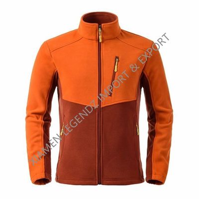 OEM แจ็คเก็ตเดินป่ากลางแจ้ง Polyester Polar Fleece แจ็คเก็ตขนแกะแบบสบาย ๆ