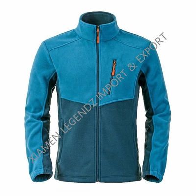 OEM แจ็คเก็ตเดินป่ากลางแจ้ง Polyester Polar Fleece แจ็คเก็ตขนแกะแบบสบาย ๆ
