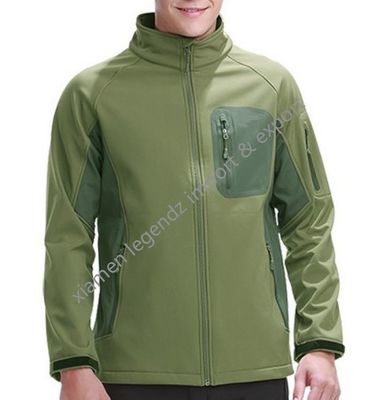 OEM แจ็คเก็ตกันหนาวกันน้ำ Sport Men's Breathable Mountain Softshell Jacket