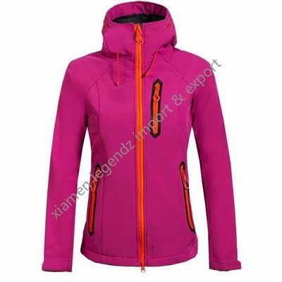 เสื้อแจ็คเก็ตกรูกันน้ำที่ใช้งานได้กลางแจ้ง Outerwear Winter Women Outerwear