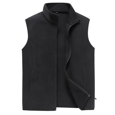 Mens Windbreaker Breathable Rpet Polar Fleece กีฬากลางแจ้ง Fleece Vest