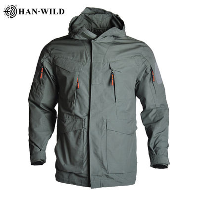 เสื้อแจ็คเก็ตยีนส์ขนาดใหญ่ Han Wild M65 Track Army Bomber Jacket